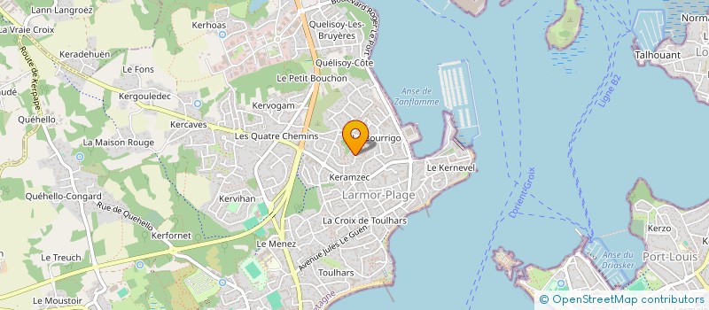 localisation de l'entreprise JC  LARMOR-PLAGE