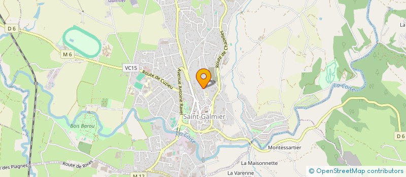 localisation de l'entreprise JC  SAINT-GALMIER