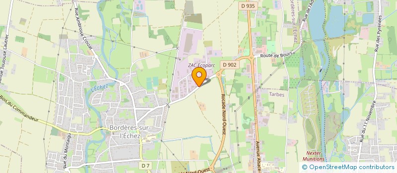 localisation de l'entreprise JC AGENCEMENT CONSEIL à BORDERES-SUR-L'ECHEZ