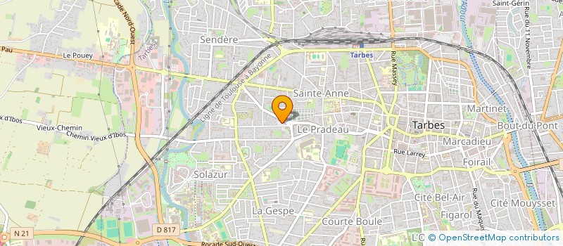 localisation de l'entreprise JC AMIANTE ET INGENIERIE à TARBES