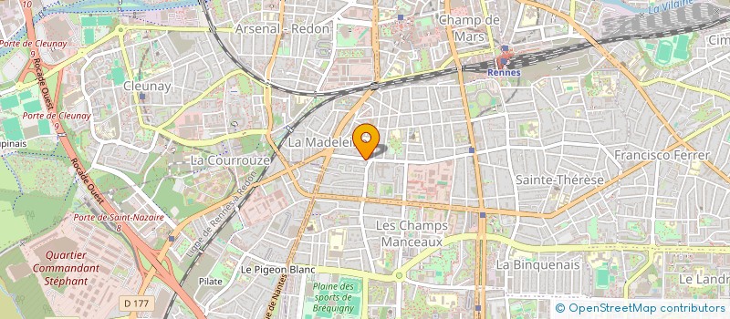 localisation de l'entreprise JC ANDRES  RENNES