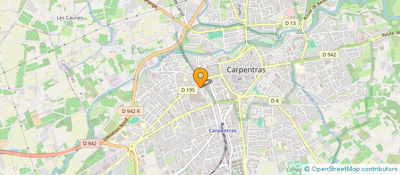 localisation de l'entreprise JC ANGLES à CARPENTRAS