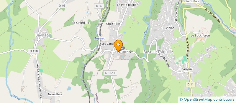 localisation de l'entreprise JC ANH  BOSMIE-L'AIGUILLE