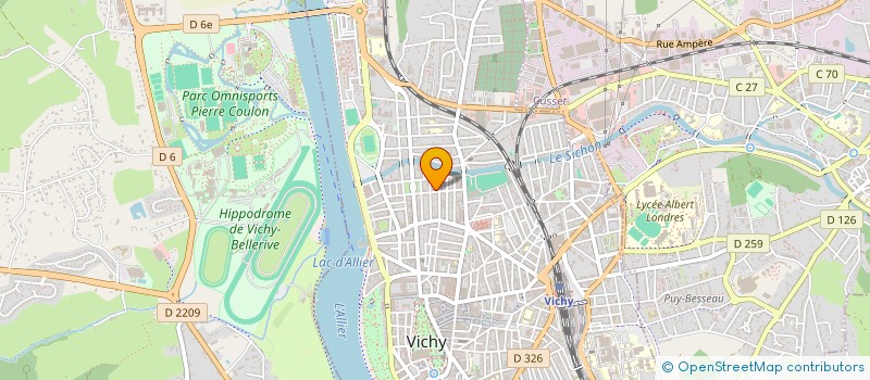 localisation de l'entreprise JC AUTO 03 à VICHY