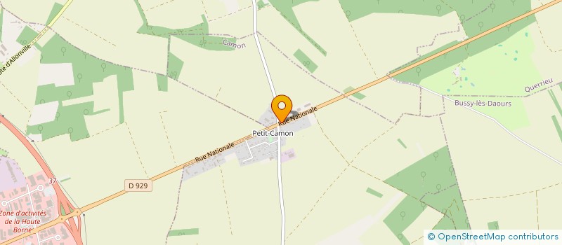 localisation de l'entreprise JC AUTO à CAMON