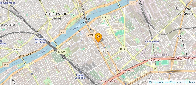 localisation de l'entreprise JC BAT à CLICHY