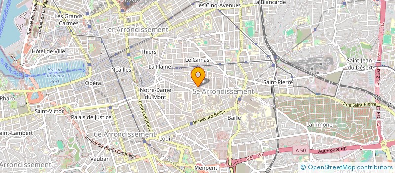 localisation de l'entreprise JC BATIMENT à MARSEILLE