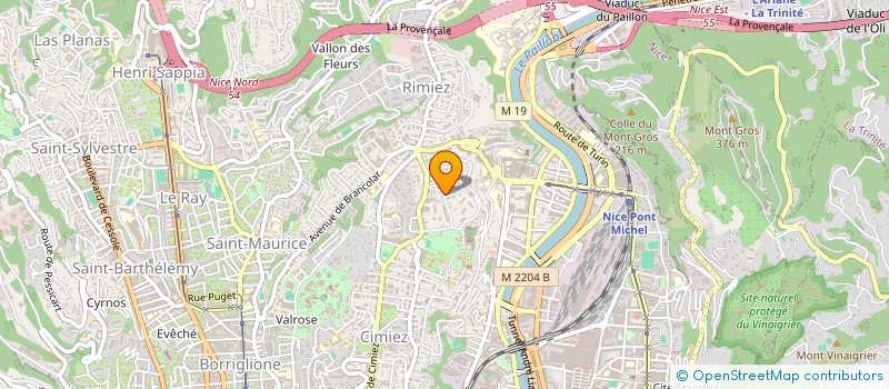localisation de l'entreprise JC BAUDIN H  NICE