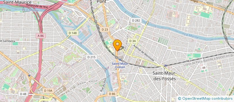 localisation de l'entreprise JC BISTROT à SAINT-MAUR-DES-FOSSES