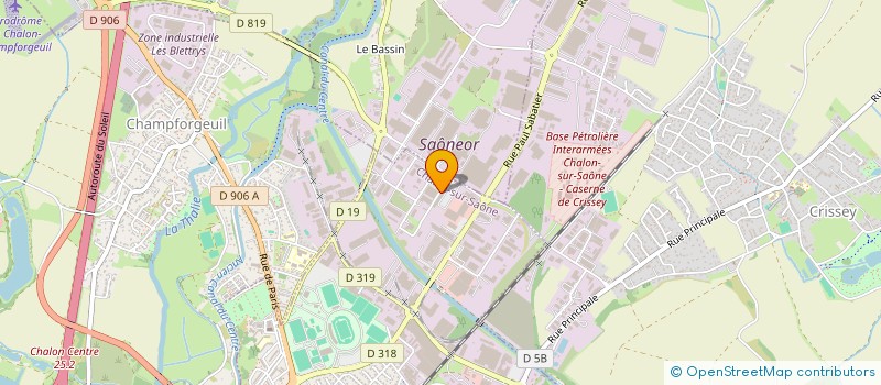 localisation de l'entreprise JC.BOIS à CHALON-SUR-SAONE