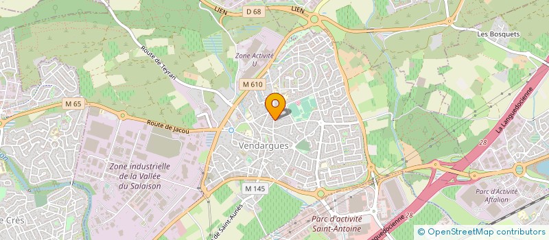 localisation de l'entreprise JC BONNISSEL à VENDARGUES