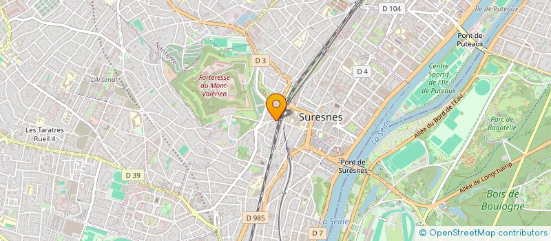 localisation de l'entreprise JC BOXING à SURESNES