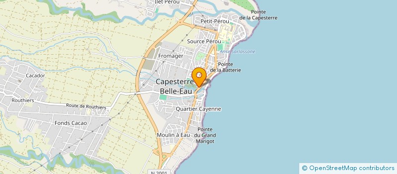 localisation de l'entreprise JC BTP à CAPESTERRE-BELLE-EAU