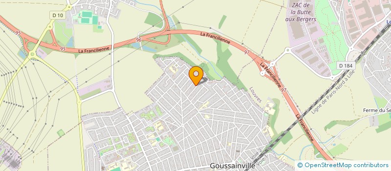 localisation de l'entreprise JC BTP  GOUSSAINVILLE