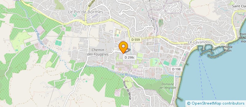 localisation de l'entreprise JC CASTELLAN à BORMES-LES-MIMOSAS