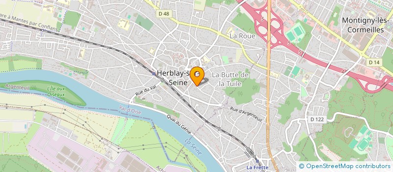 localisation de l'entreprise JC&CO  HERBLAY-SUR-SEINE