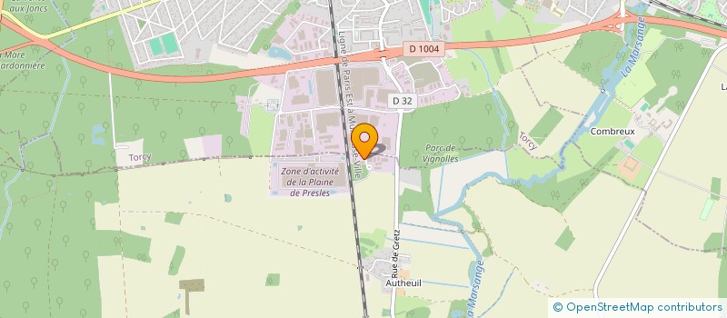 localisation de l'entreprise JC COMBI  PRESLES-EN-BRIE