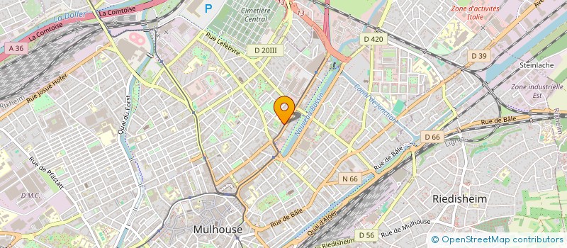 localisation de l'entreprise JC CONDUITE  MULHOUSE