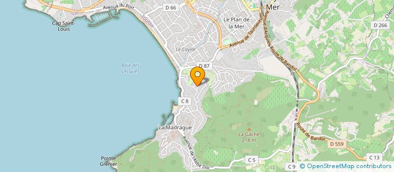 localisation de l'entreprise JC CONSEIL à SAINT-CYR-SUR-MER