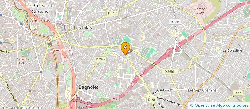 localisation de l'entreprise JC.CONSEILS à BAGNOLET