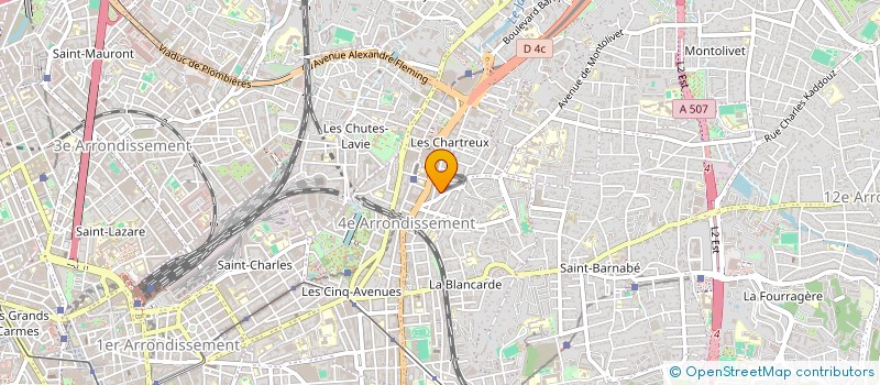localisation de l'entreprise JC CONSTRUCTION à MARSEILLE