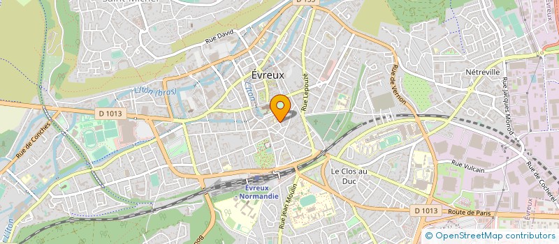 localisation de l'entreprise JC DANSE  EVREUX