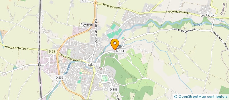 localisation de l'entreprise JC DEBOSSELAGE à CHABEUIL
