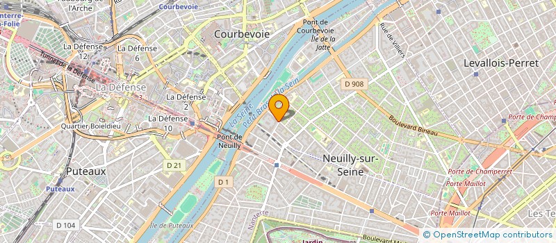 localisation de l'entreprise JC DECAUX HOLDING à NEUILLY-SUR-SEINE