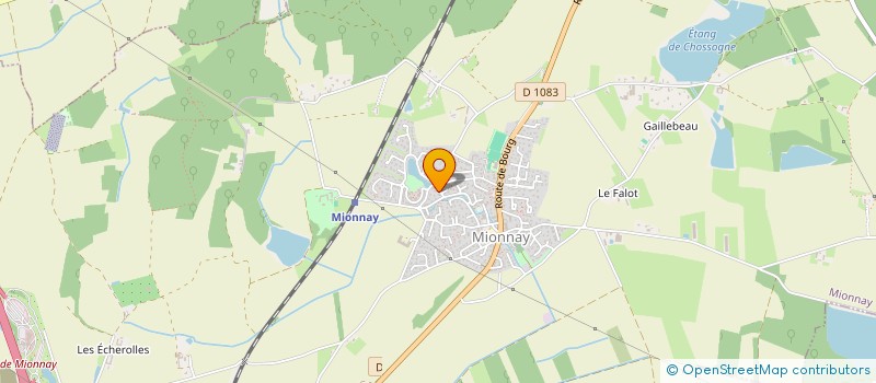 localisation de l'entreprise JC DECO  MIONNAY