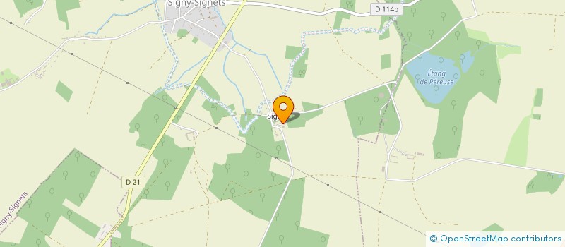 localisation de l'entreprise JC DERATISEUR +  SIGNY-SIGNETS