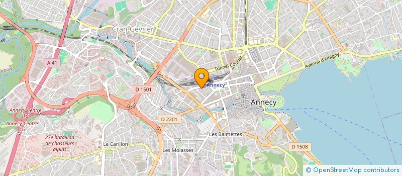 localisation de l'entreprise JC DEVELOPPEMENT à ANNECY