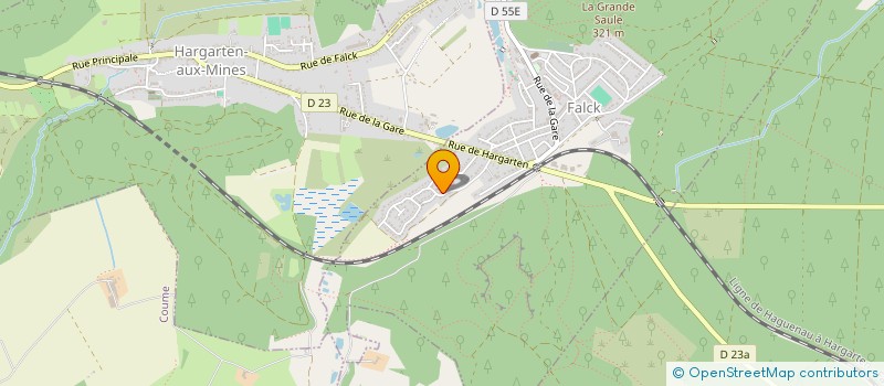 localisation de l'entreprise JC DIFFUSION  FALCK