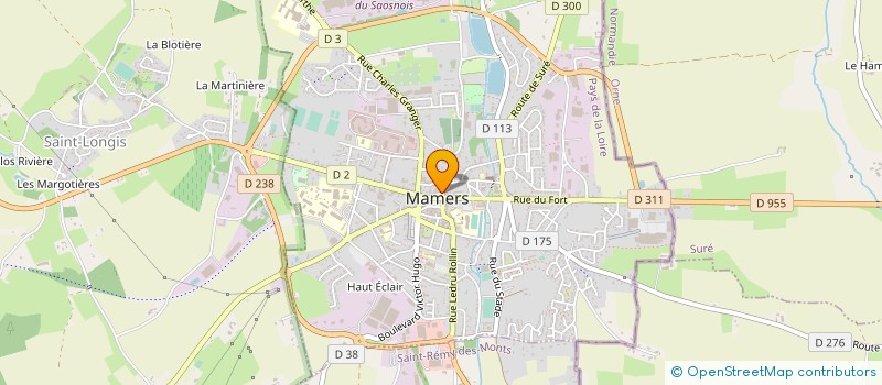 localisation de l'entreprise JC DIFFUSION MAMERS  MAMERS