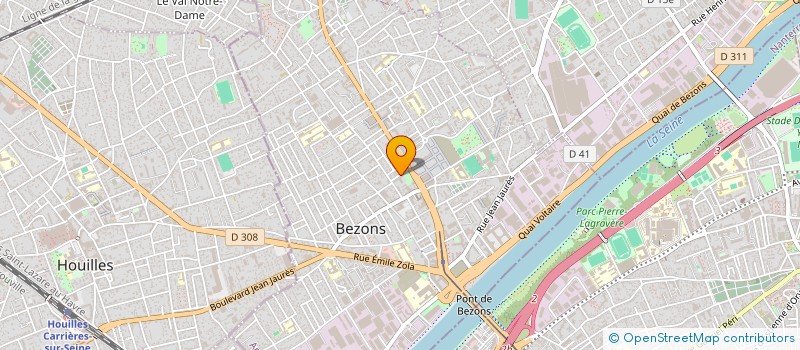localisation de l'entreprise JC DISTRIBUTION à BEZONS