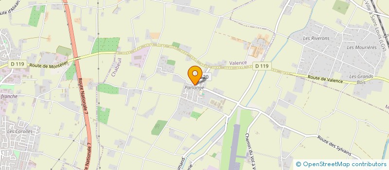 localisation de l'entreprise JC ECURIES à CHABEUIL