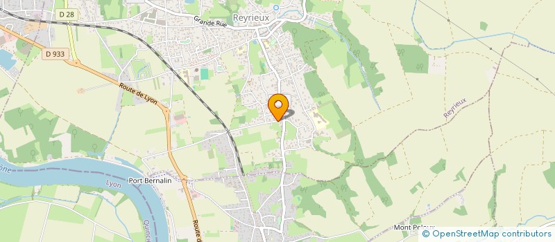 localisation de l'entreprise JC ELECTRICITE à REYRIEUX