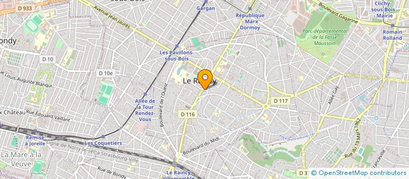 localisation de l'entreprise JC ESTATE à LE RAINCY