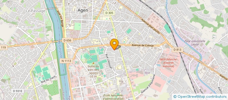 localisation de l'entreprise JC EVENTS  AGEN