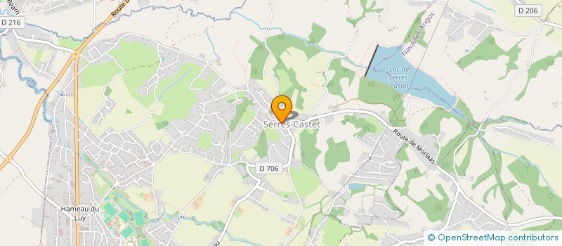 localisation de l'entreprise JC FACONNAGE  SERRES-CASTET