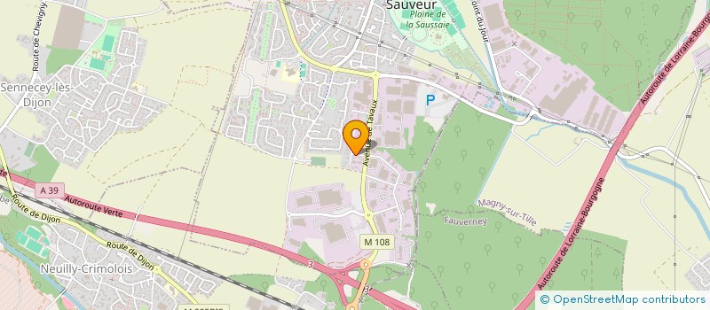 localisation de l'entreprise JC FINANCES à CHEVIGNY-SAINT-SAUVEUR