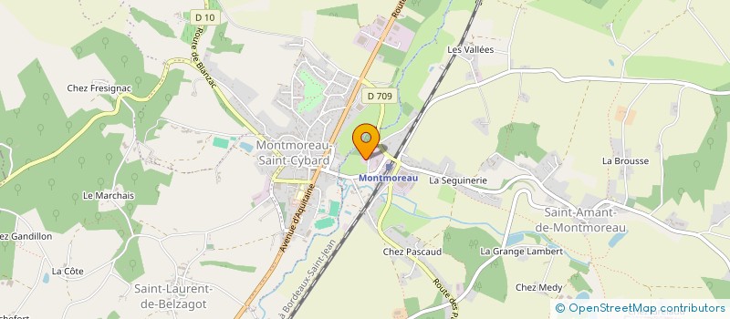 localisation de l'entreprise JC FIT à MONTMOREAU