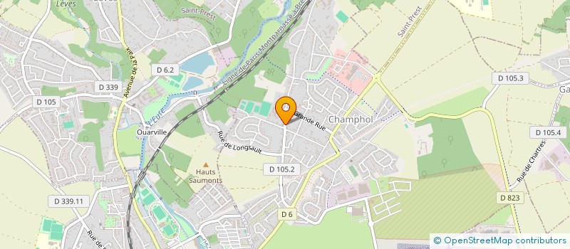 localisation de l'entreprise JC FLEURS à CHAMPHOL