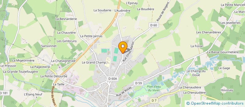 localisation de l'entreprise JC FOOT  BONNETABLE