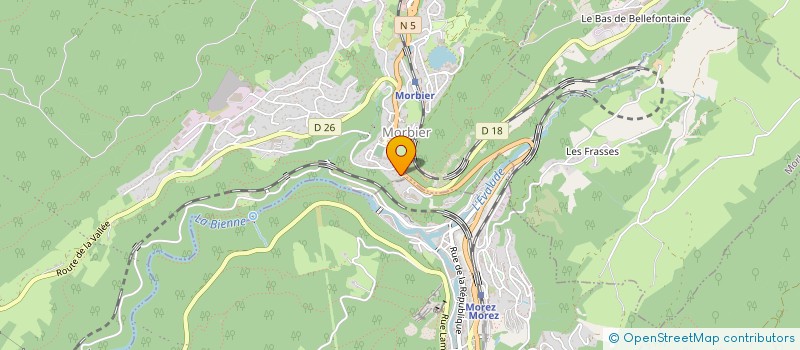 localisation de l'entreprise JC FORET  HAUTS DE BIENNE