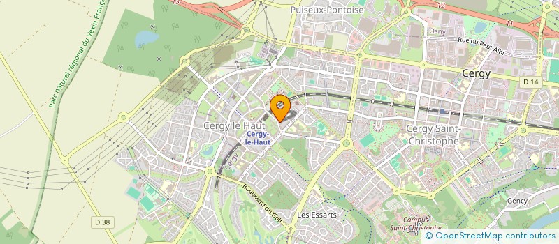 localisation de l'entreprise JC GLOBAL CONSEILS  CERGY