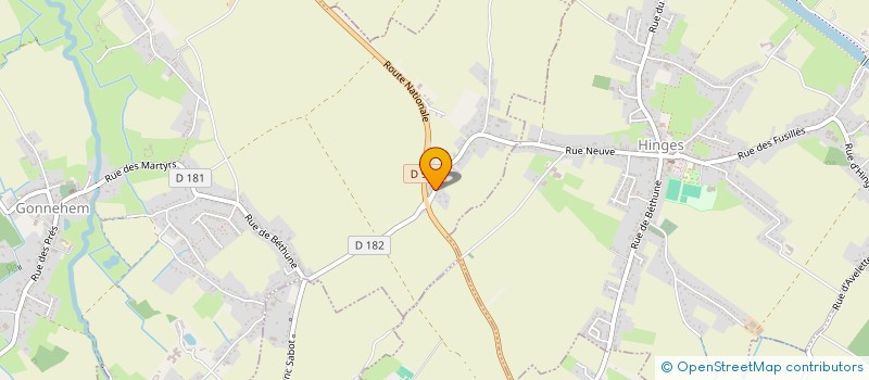 localisation de l'entreprise JC GONNEHEM  GONNEHEM