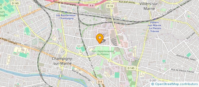 localisation de l'entreprise JC GOURMET  CHAMPIGNY-SUR-MARNE