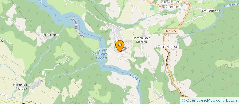 localisation de l'entreprise JC GRANDI  LA SALLE-EN-BEAUMONT