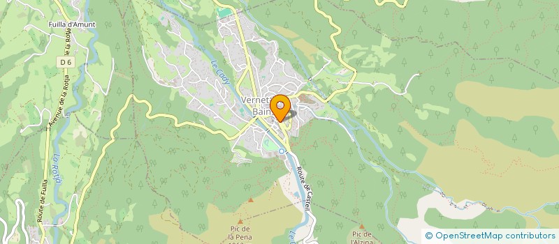 localisation de l'entreprise JC HABITAT RENOV à VERNET-LES-BAINS