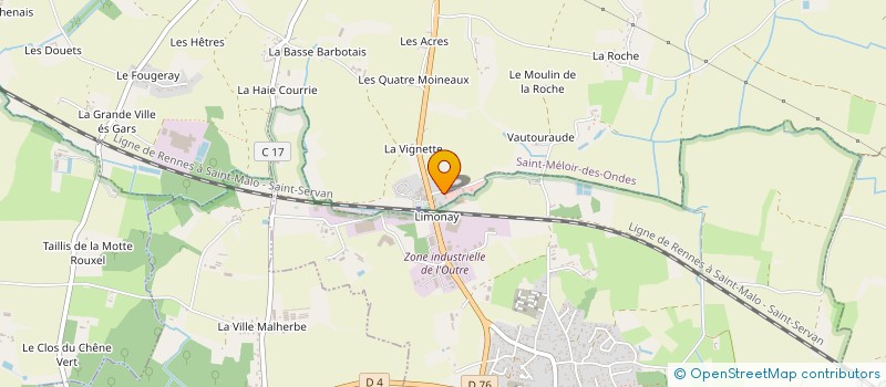 localisation de l'entreprise JC HOLDING  SAINT-MELOIR-DES-ONDES